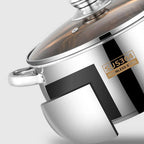 Small stainless steel boiler pot