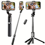 40" Selfie Stick Tripod with Wireless Remote & 360° Rotation