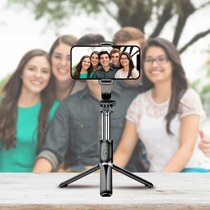 40" Selfie Stick Tripod with Wireless Remote & 360° Rotation