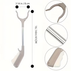 Folding Grabber Reacher Tool with Rotating Jaw & Magnetic Tip