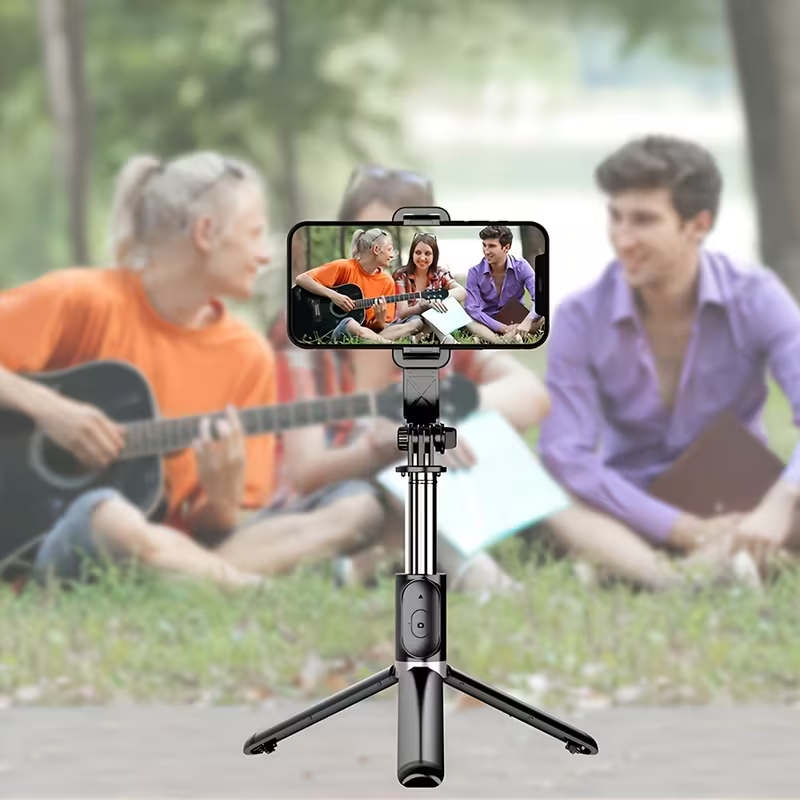 40" Selfie Stick Tripod with Wireless Remote & 360° Rotation