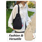 Oxford Unisex Sling Bag with Adjustable Strap